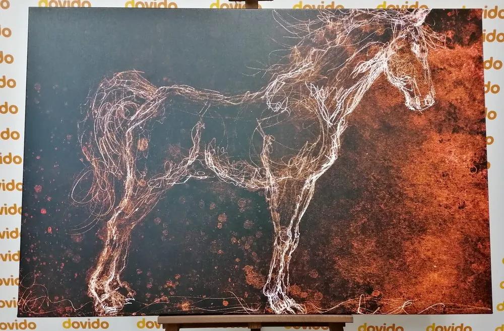 Εικόνα αφηρημένο άλογο - 60x40