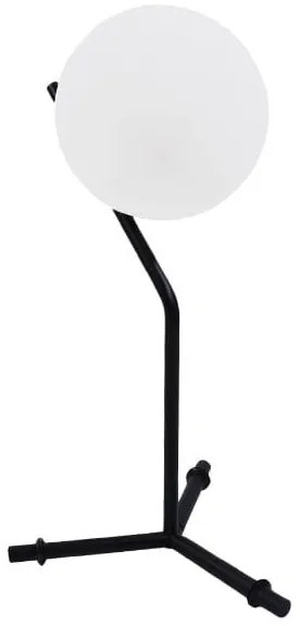Επιτραπέζιο Φωτιστικό Πορτατίφ Elfris 01100 Black GloboStar Metal, Glass