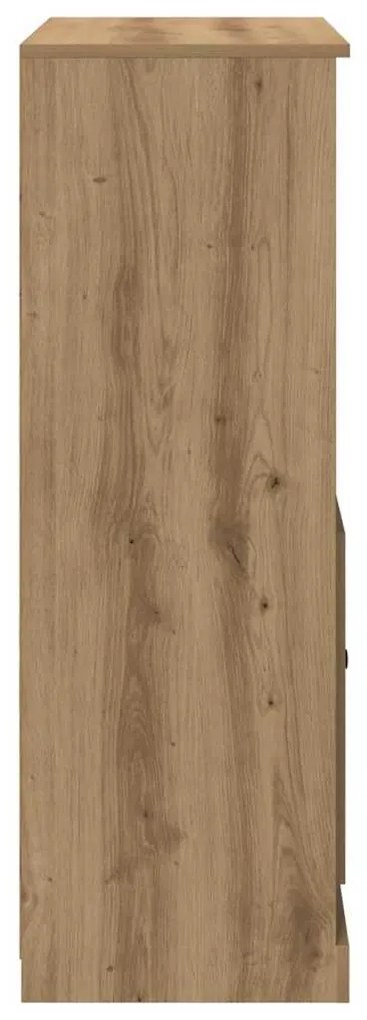 vidaXL Ντουλάπι Αρτισιανή Δρυς 60x35,5x103,5 εκ από Επεξεργασμένο Ξύλο