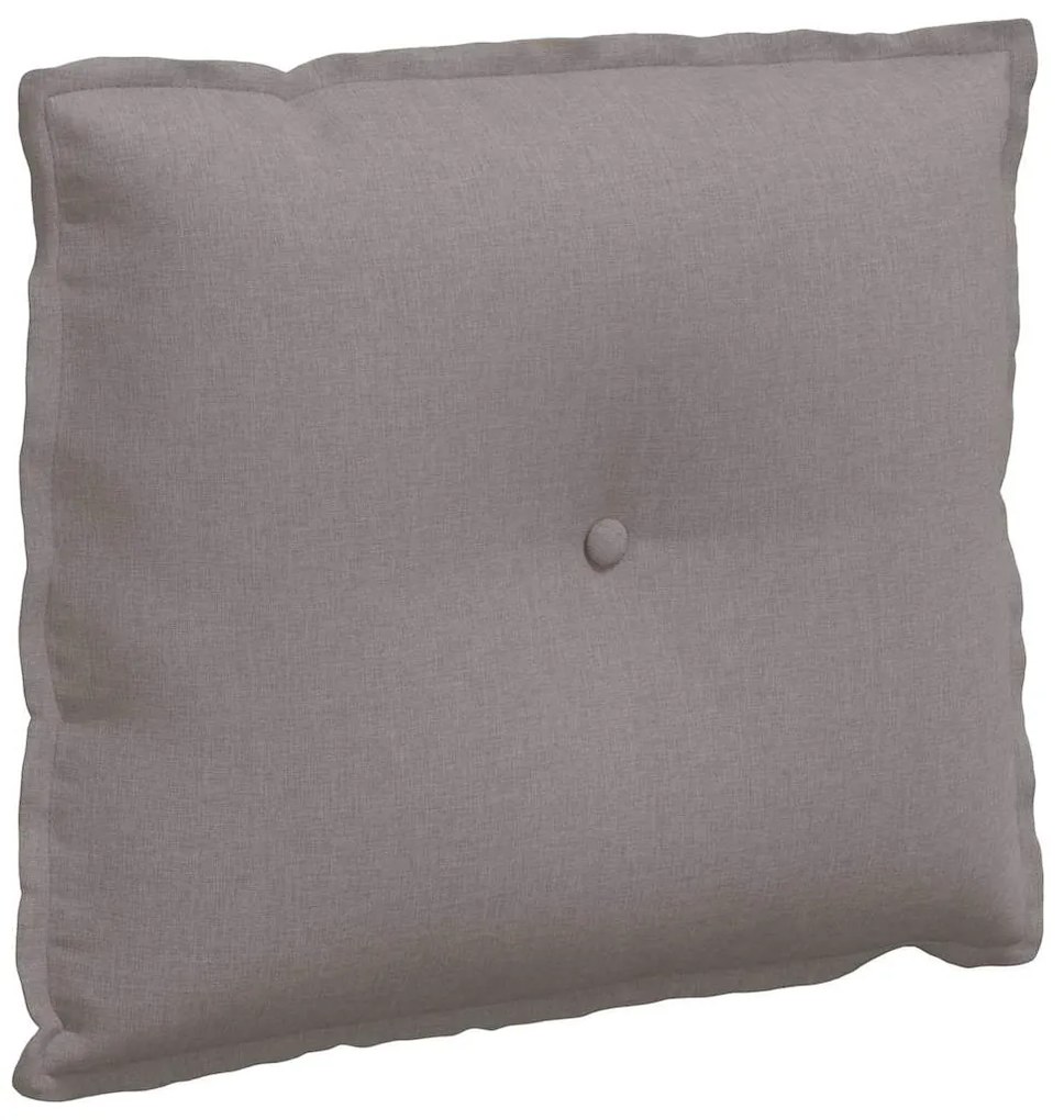 vidaXL Μαξιλάρι Πλάτης Taupe 60 x 19 x 50 εκ ύφασμα
