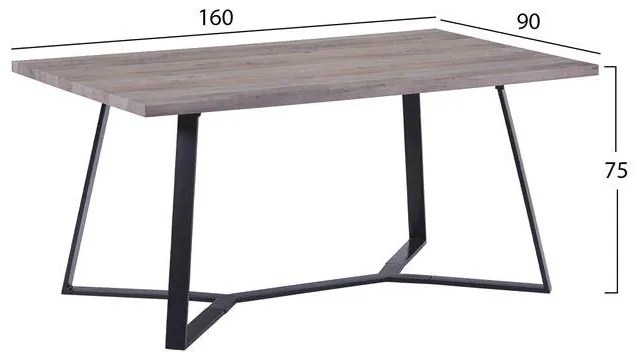 Σετ τραπεζαρίας C11255 5τμχ. με Τραπέζι ALDWIN MDF 160x90 & Καρέκλες IVY Βελούδο Τιρκουάζ