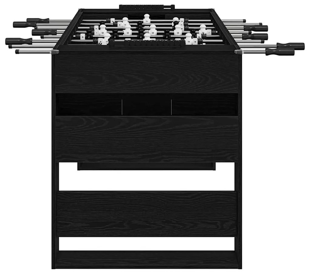 vidaXL Τραπέζι Ποδιού 2 pcs Μαύρη Οξυά 146,5 x 74 x 85 εκ.