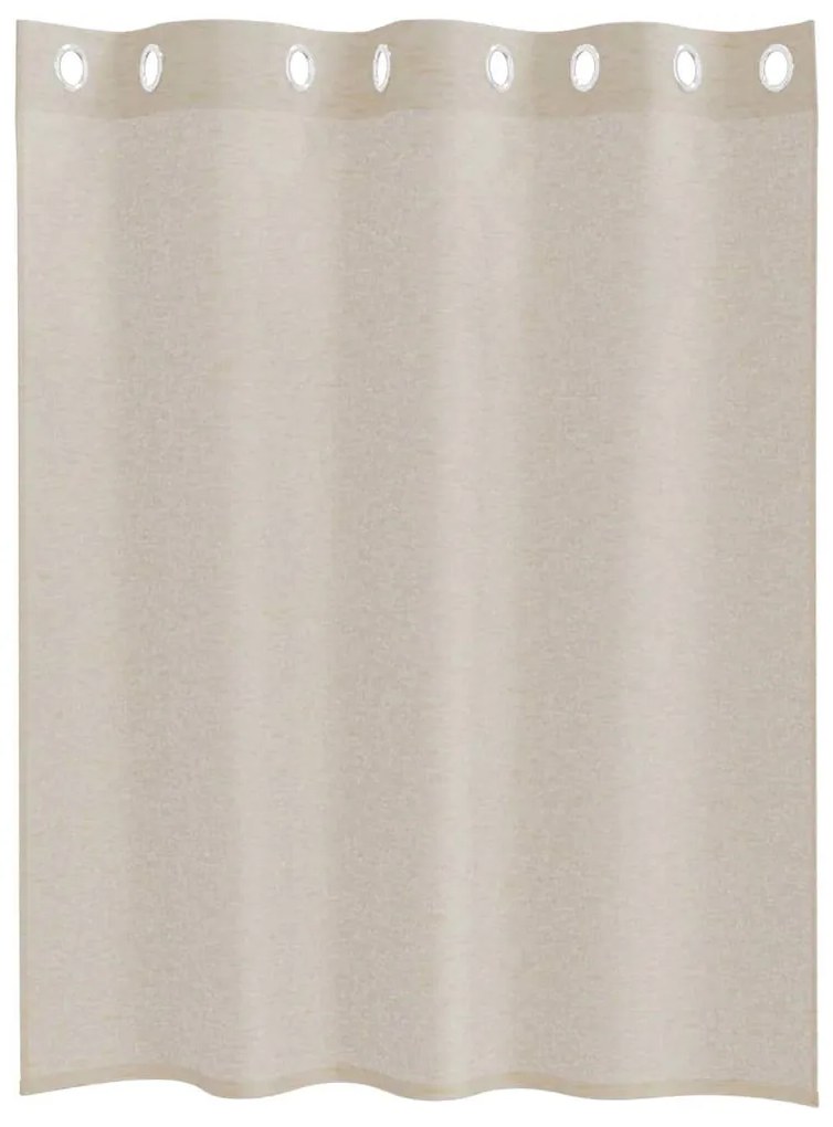 vidaXL Κουρτίνες με κουρτίνες 2 pcs Άμμος 140x140εκ Πολυεστέρας