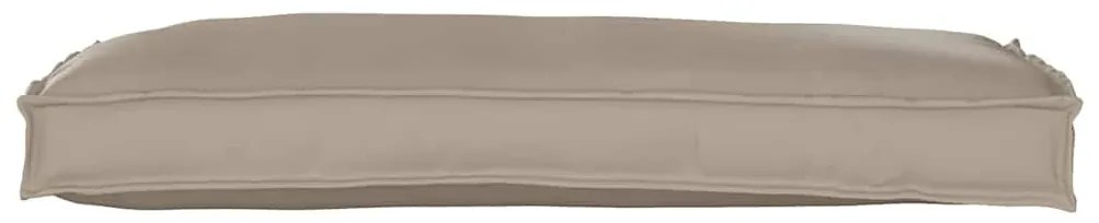 vidaXL Μαξιλάρι παλέτας για πάγκο Taupe 100 x 40 x 8 εκ Ύφασμα Oxford