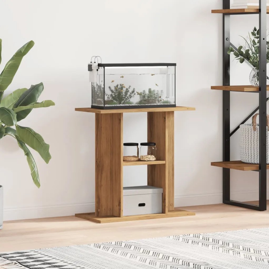 vidaXL Βάση Ενυδρείου τεχνίτης Δρυς 60x30x60 εκ από Επεξεργασμένο Ξύλο