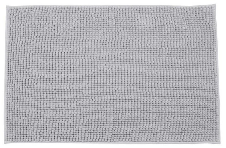 Ταπέτο Μπάνιου Beads 02-20705 80x50cm Light Grey Estia 50 X 80 Πολυέστερ