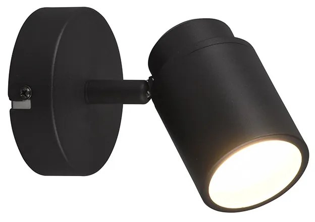 Απλίκα Μπάνιου Trio Lighting Angelo 880400132 Μαύρο Ματ