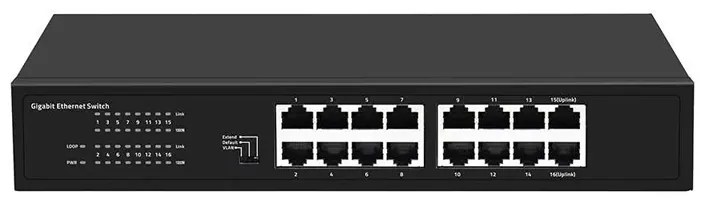 Ethernet Switch Ewind  EW-S1616CG 16x100Mps Auto-Sensing RJ45 ports