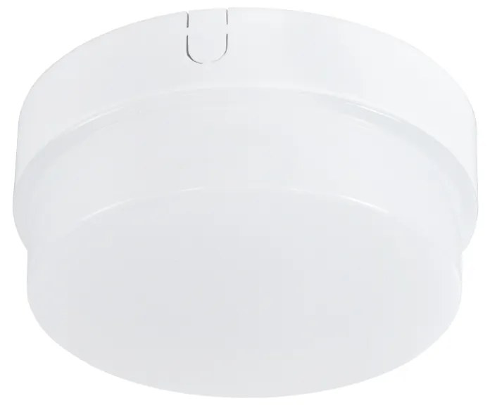 GloboStar® REVANO 61013 LED Πλαφονιέρα Οροφής Στρόγγυλη Φ12 12W 1080lm 180° AC 220-240V Αδιάβροχη IP54 Φ12 x Υ4.5cm Θερμό Λευκό 2700K - 2 Χρόνια Εγγύηση