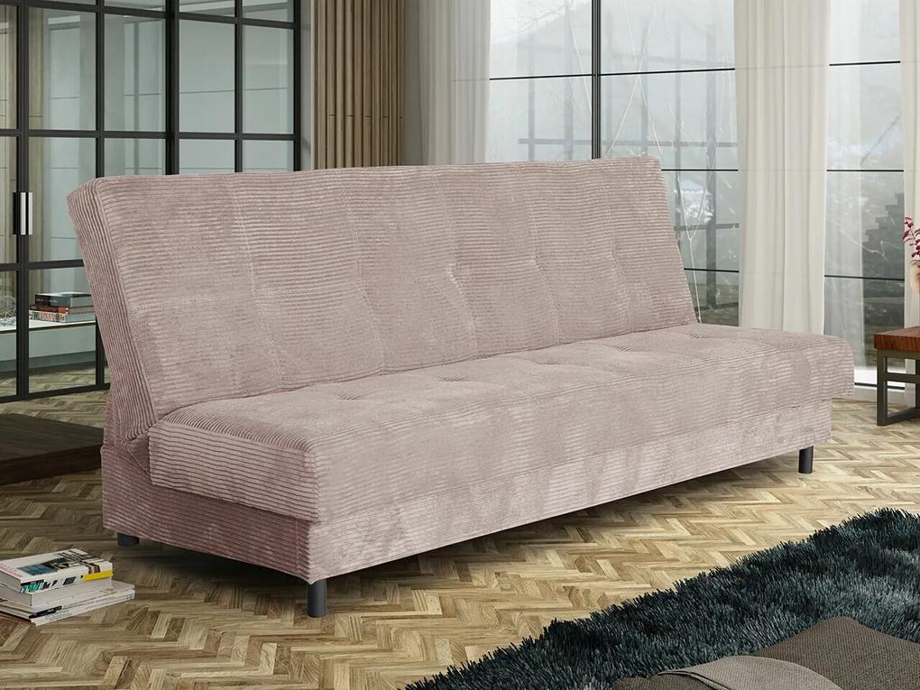 Καναπές κρεβάτι Columbus 184, Αριθμός θέσεων: 3, Αποθηκευτικός χώρος, 90x195x85cm, 51 kg, Πόδια: Ξύλο, Πλαστική ύλη | Epipla1.gr