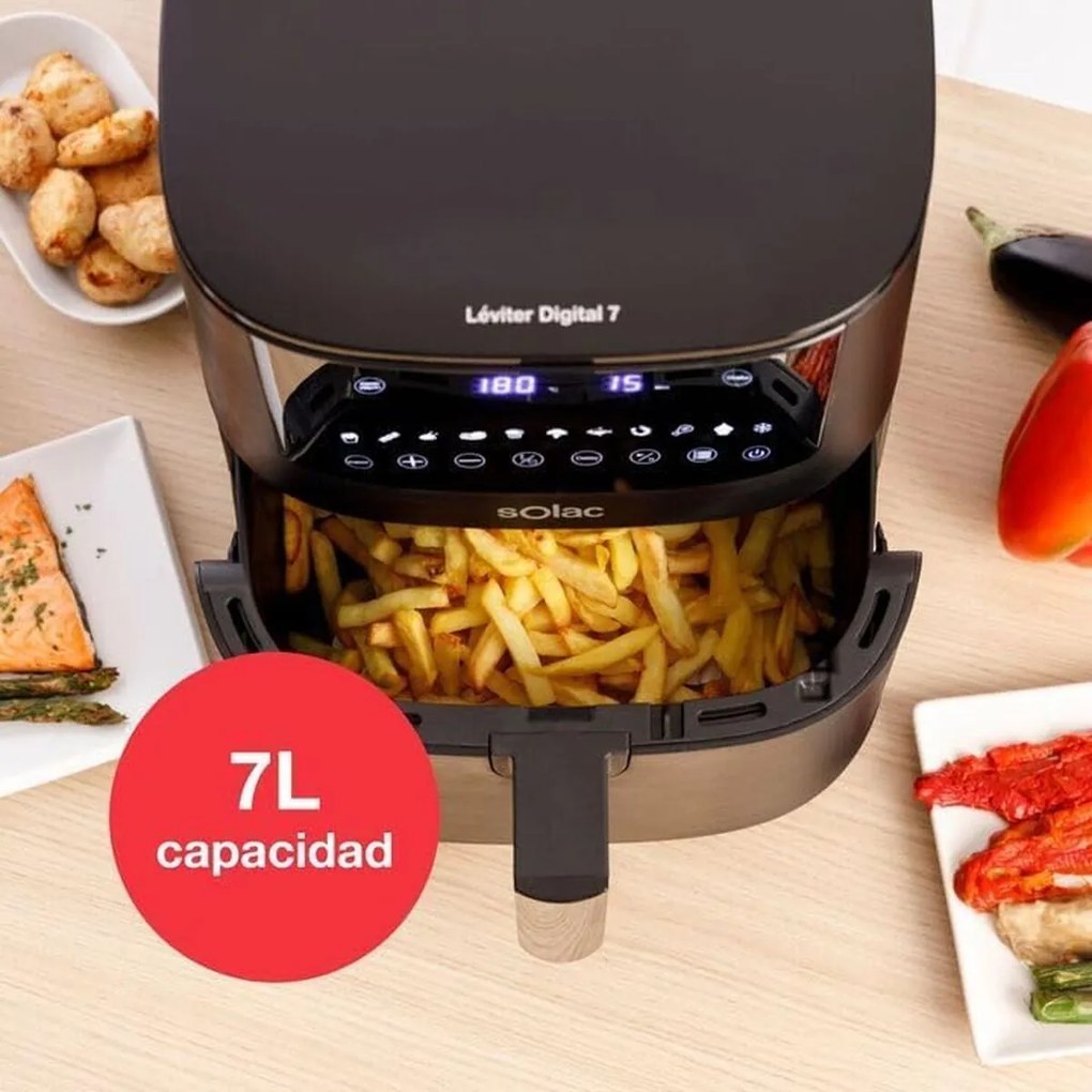 Φριτέζα με Αέρα Solac FA1521 Μαύρο 1650 W 7 L