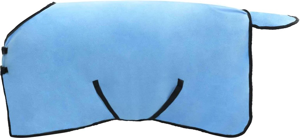 vidaXL Σαμάρι Ίππου Σκούρο Aqua 105 cm Πολυεστέρας