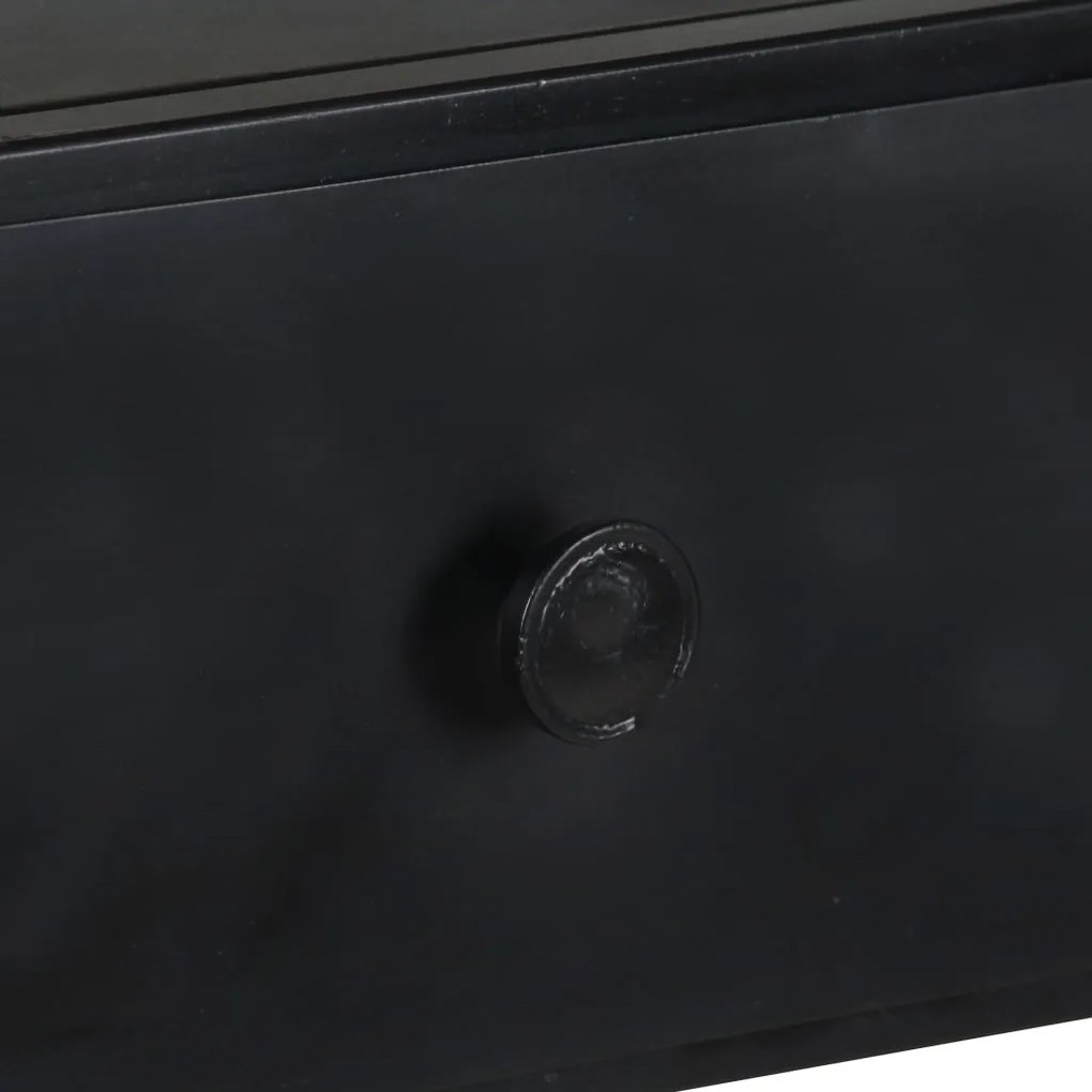 vidaXL Βιβλιοθήκη 60x35x180 εκ. από Ακατέργαστο Ξύλο Μάνγκο &amp; Σίδηρο