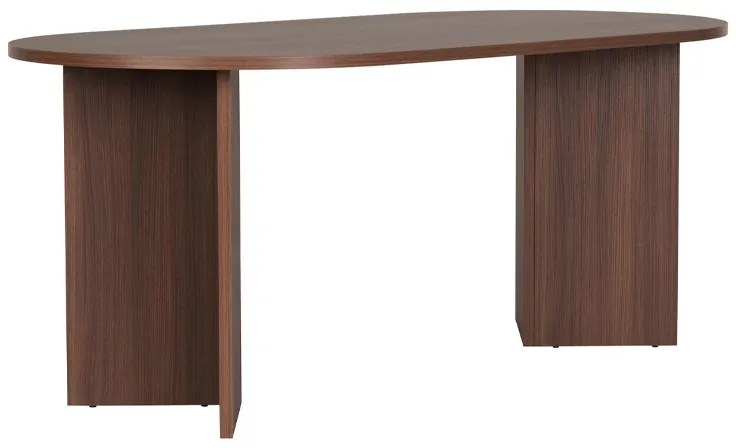 Τραπέζι Sablin Megapap χρώμα καρυδί 180x89,5x75εκ.