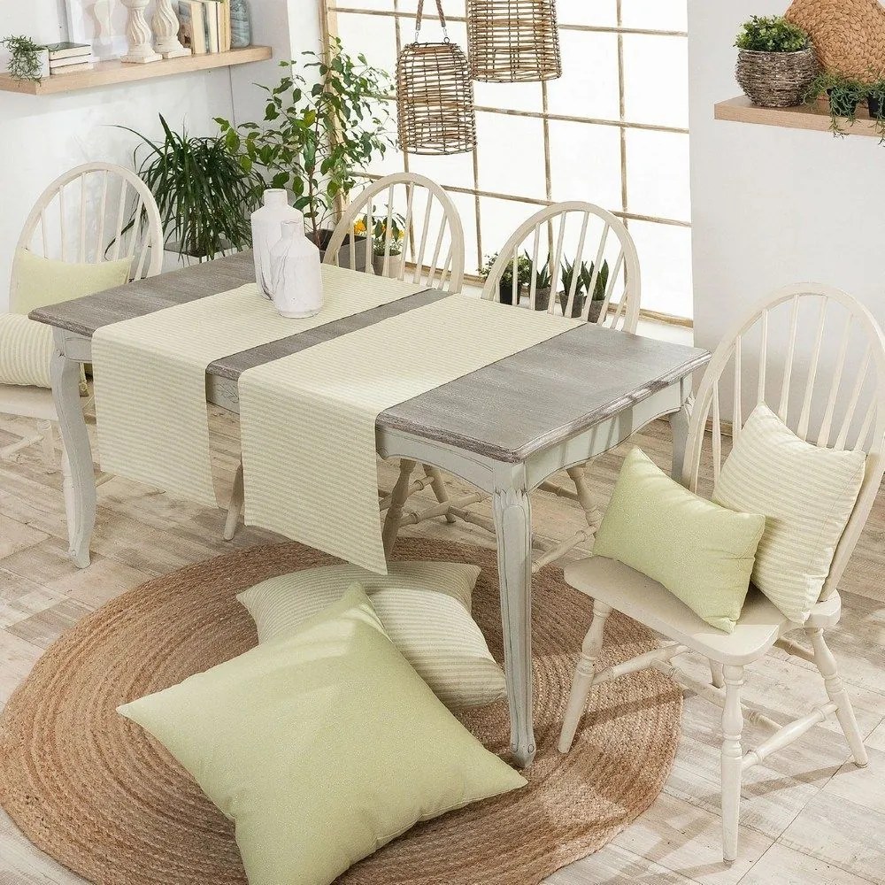 Τραβέρσα Guensa 08 Lime Teoran 40Χ160 40x160cm Cotton-Polyester