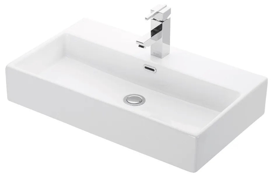 Karag DAPHNE 53710 Νιπτήρας Αναρτώμενος Λευκό Πορσελάνη 70x41x14cm