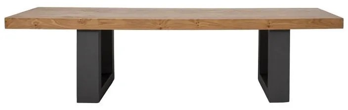 Παγκάκι Malibu Fylliana με Καπλαμά Δρυός Ρουστίκ 160x40x45,5εκ. 160x40x45.5 εκ.