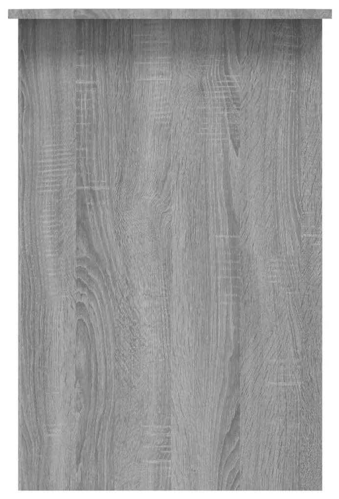 vidaXL Γραφείο Γκρι Sonoma 100x50x76 εκ. από Επεξεργασμένο Ξύλο
