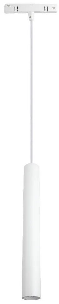 Κρεμαστό Φωτιστικό Ento Led VK/04631/TR/PE/DA/1/W/W Στρογγυλής Μαγνητικής Ράγας Dali 48V 3000K 6W 560lm 3x25cm Για Διάμετρο 1m White VKLed