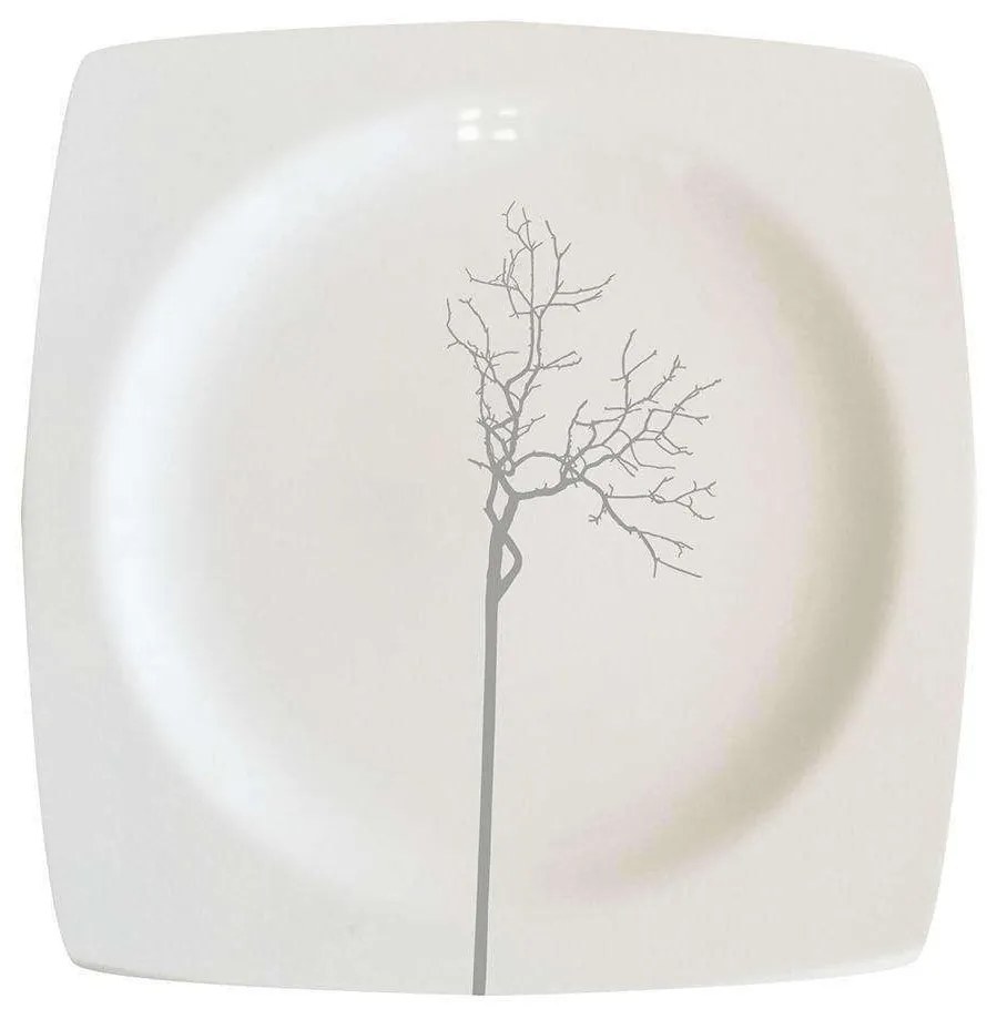 Σερβίτσιο Πιάτα Φαγητού Kyoto (Σετ 72Τμχ) 55.288.30 Grey Cryspo Trio 72 τμχ Porcelain