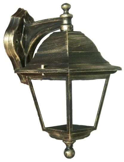 Απλίκα Φωτιστικό Τοίχου μπρονζέ Hermes 510 LP-511An Heronia-07-1035-Μπρονζέ 07-1035