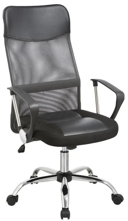 Καρέκλα Γραφείου FL4006 Fylliana Γκρί - Μαύρο 59x60x120 εκ. 59x60x120 εκ.