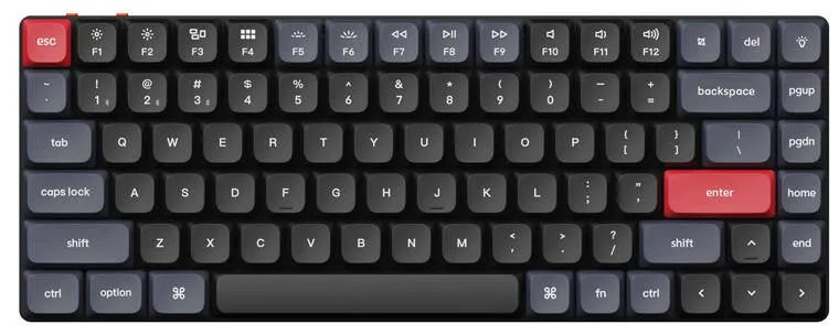 Wireless mechanical keyboard Keychron K3 Pro QMK/VIA White backlight Brown Switch (black)