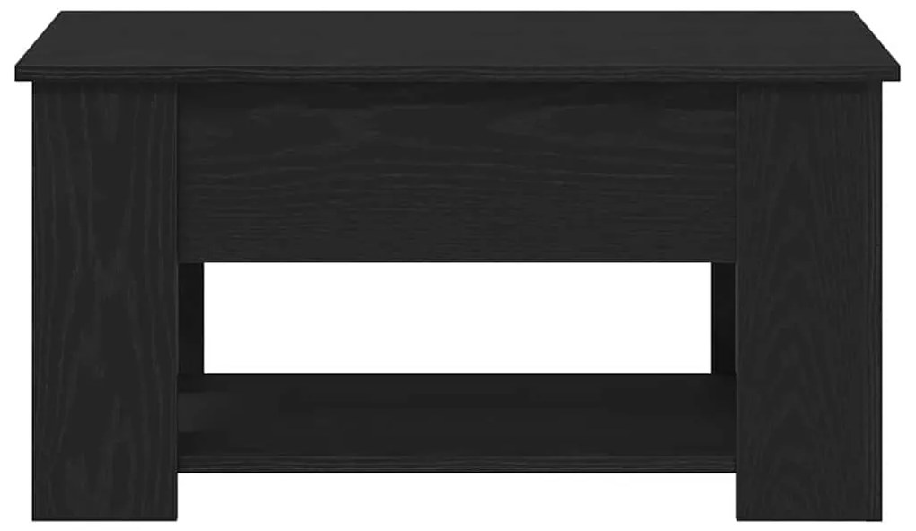vidaXL Τραπεζάκι σαλονιού Μαύρη δρυς 79 x 49 x 41 cm