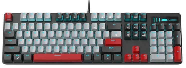 Mechanical gaming keyboard MageGee MK-STORM (black-gray)