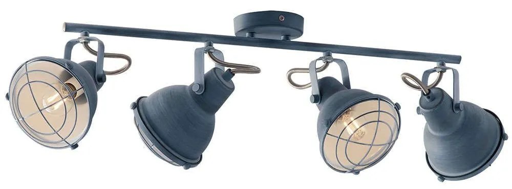 Φωτιστικό Οροφής - Σποτ I-Cuba-AP4 Grey Luce Ambiente Design Metal