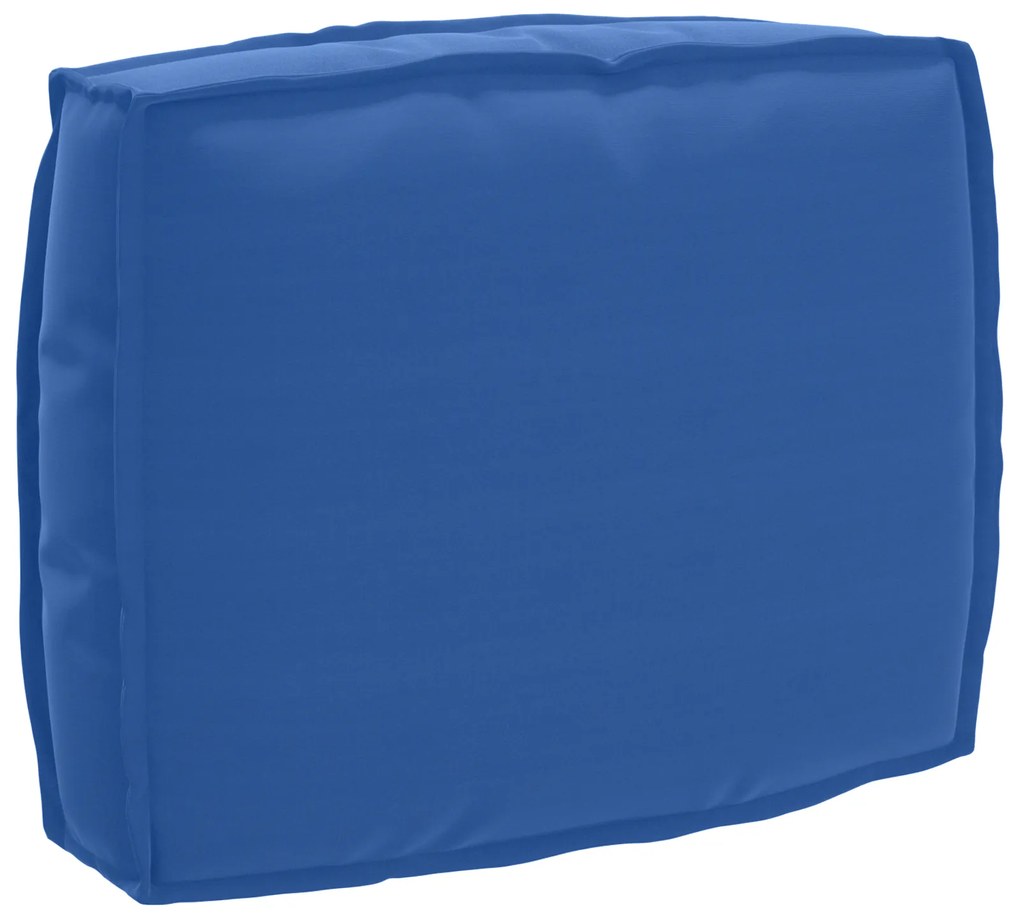 vidaXL Σετ Μαξιλαριών Πάγου 2 pcs Μπλε Ρουά 50 x 50 x 12 cm