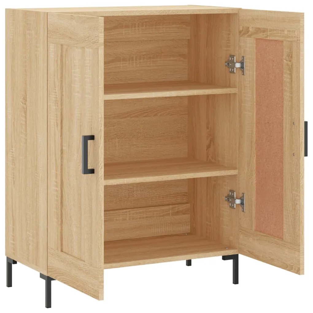 vidaXL Ντουλάπι Sonoma Δρυς 69,5 x 34 x 90 εκ. από Επεξεργασμένο Ξύλο