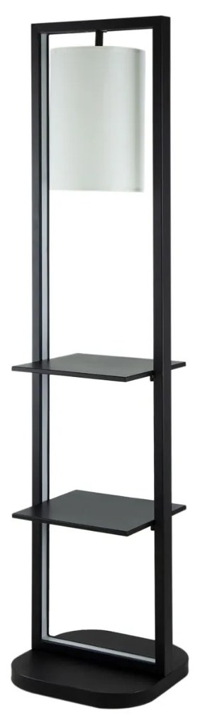Artekko Shelf Φωτιστικό Επιδαπέδιο Ραφιέρα Μέταλλο Μαύρο (42.5x43.5x188.5)cm
