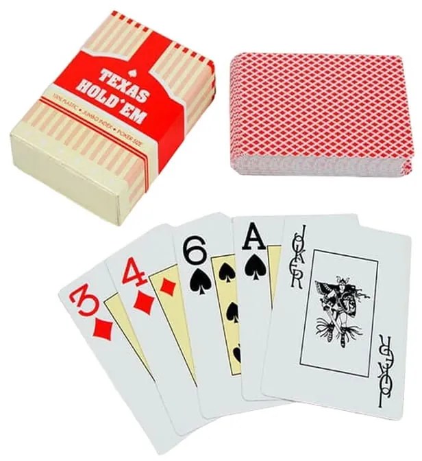 Texas Hold&#039; Em Τράπουλα - Poker Plastic Playing Cards