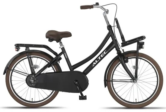 Urban 20 Inch Girls Coaster Brake Matte blackBrownAltec
