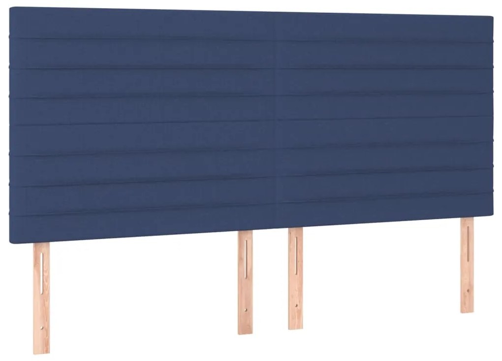 ΚΡΕΒΑΤΙ BOXSPRING ΜΕ ΣΤΡΩΜΑ ΜΠΛΕ 160X200 ΕΚ. ΥΦΑΣΜΑΤΙΝΟ 3132087