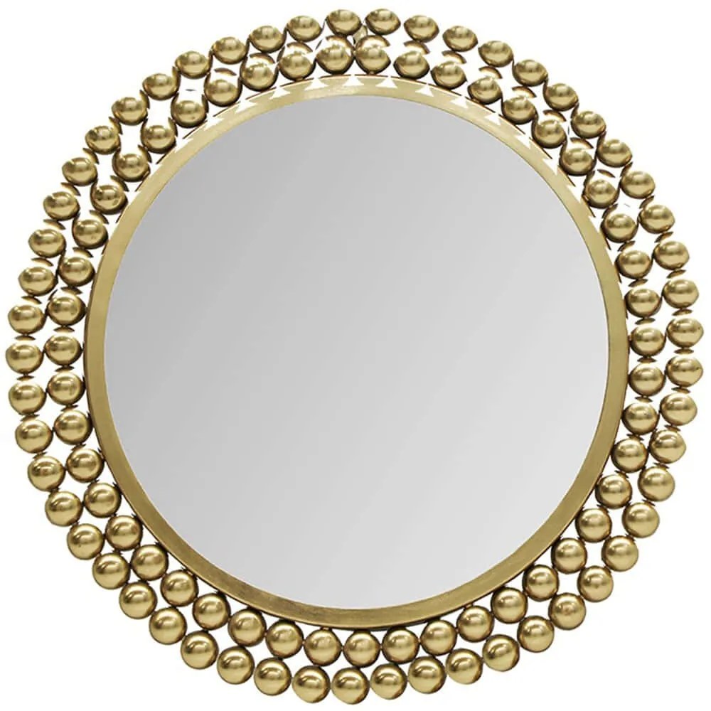 Καθρέπτης Τοίχου Amila 2700179 Φ46 Gold Mirrors &amp; More Μέταλλο