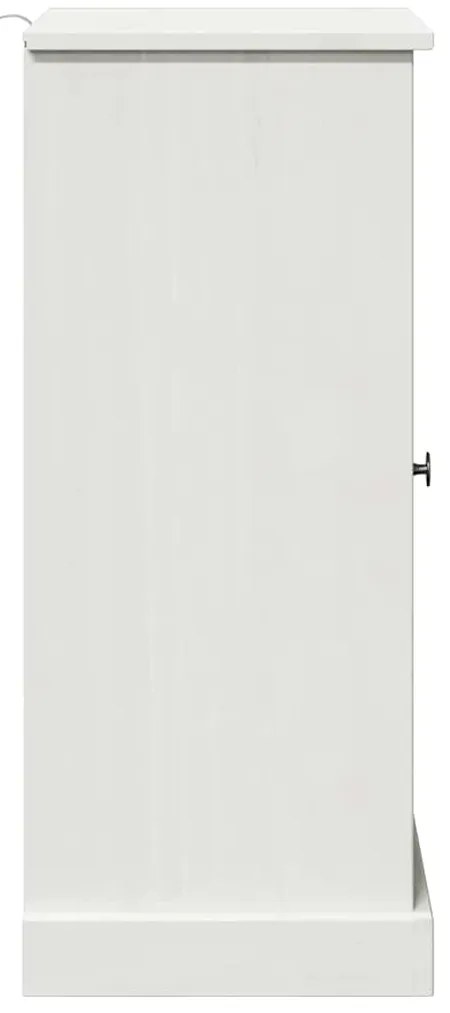 vidaXL Ντουλάπι Μπάνιου VIGO Λευκό και Αντίκα Λευκό 37,5 x 34 x 80 cm