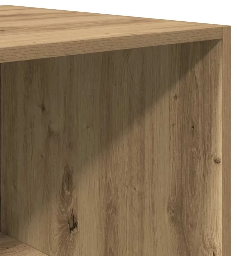 vidaXL Ντουλάπα Αρτισιανή Δρυς 80x50x200εκ από Επεξεργασμένο Ξύλο