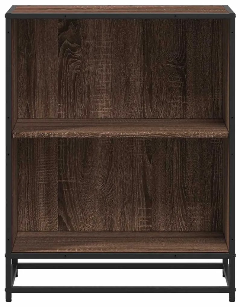 vidaXL Ντουλάπι βιβλίων καφέ δρυς 60x35x76 cm Ξύλινο μηχανουργικό ξύλο