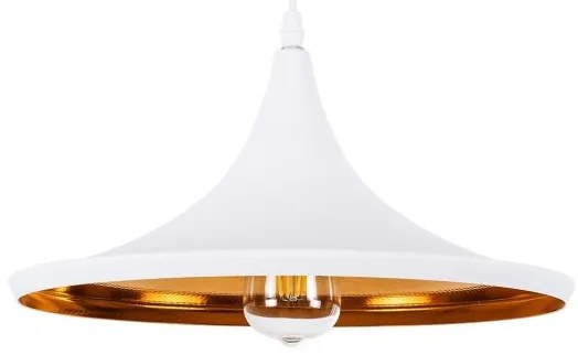Κρεμαστό Φωτιστικό SHANGHAI WHITE Μέταλλο Φ37 Λευκό 01026-B Globostar-01026-B-Λευκό 01026-B