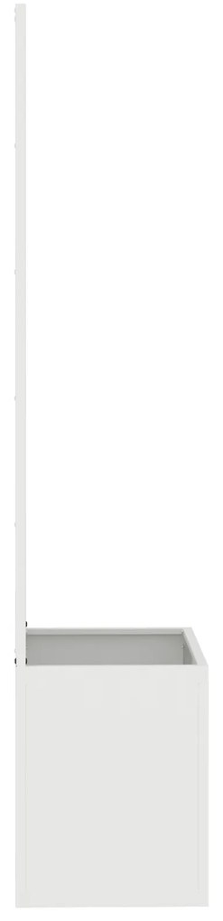 vidaXL Οθόνη Ιδιωτικότητας Κήπου Animal Print Λευκό 50 x 140 cm