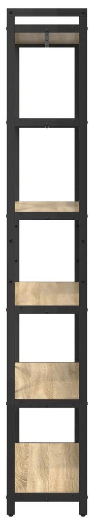 vidaXL Βιβλιοθήκη Sonoma Δρυς 80 x 30 x 188 εκ Επεξεργασμένο ξύλο