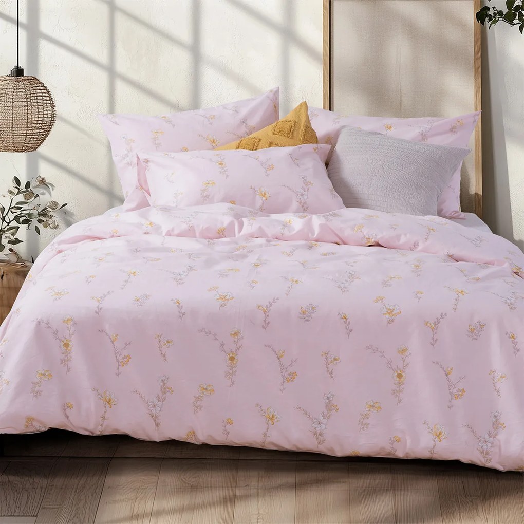Σεντόνια King Size (Σετ) Nef-Nef Homeware Smart Irida Pink