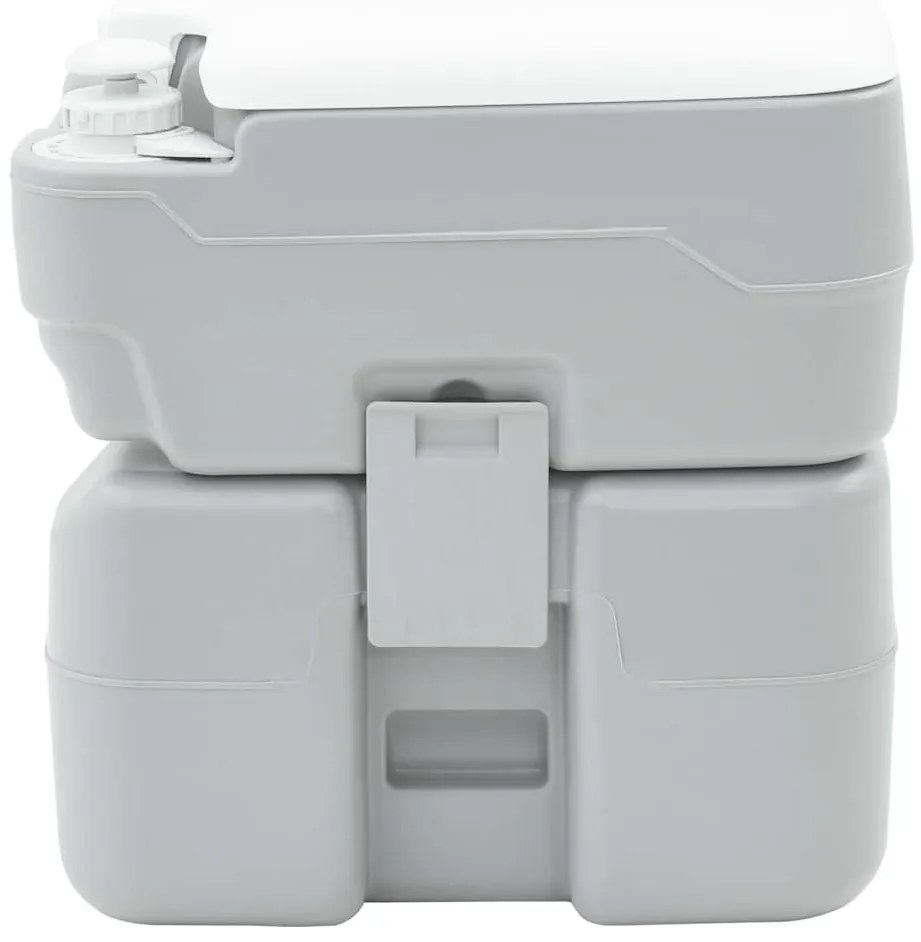 vidaXL Τουαλέτα Κάμπινγκ Γκρι 41.5 x 36.5 x 42 εκ.