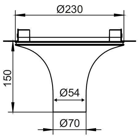 ΟΡΟΦΗΣ ΦΩΤΙΣΤΙΚΟ 1XGU10 TRIMLESS ΓΥΨΙΝΟ D23XH15CM AVA - G1018S - G1018S