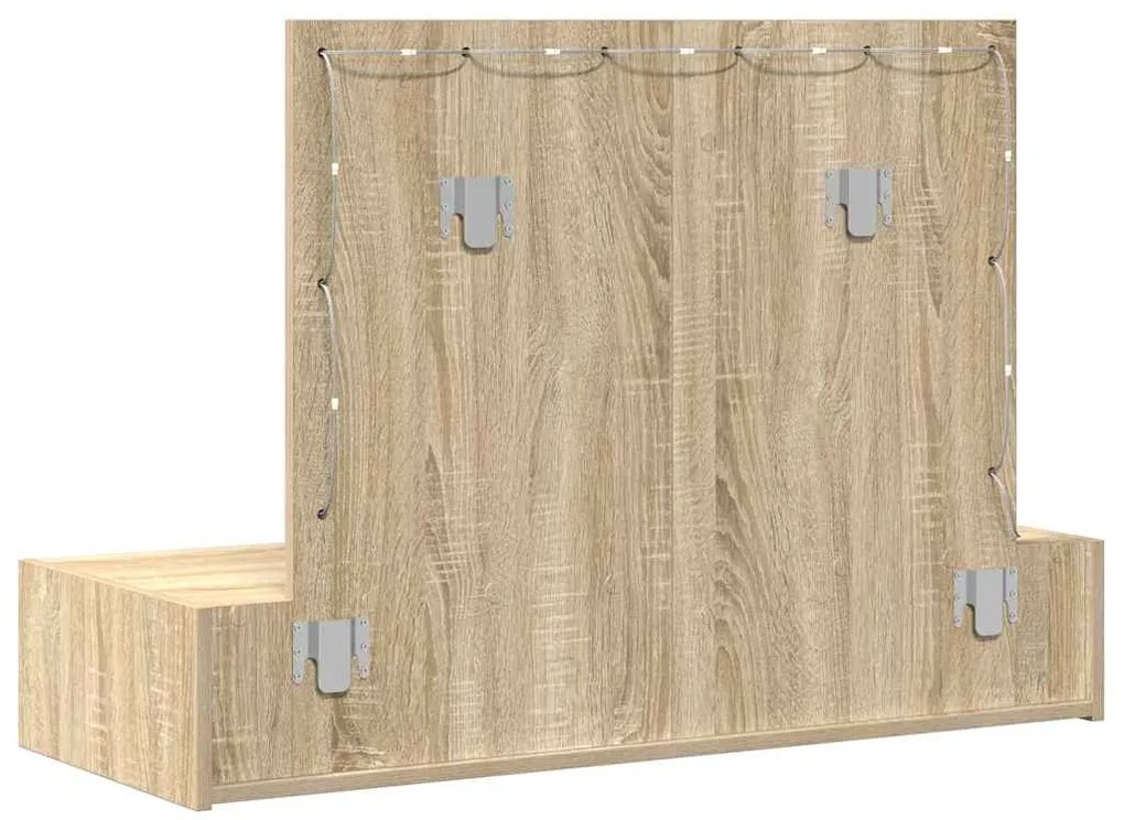 vidaXL Τραπέζι περιποίησης Καφέ 100 x 40 x 70 εκ. Επεξεργασμένο ξύλο