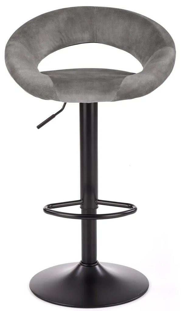 H102 bar stool grey DIOMMI V-CH-H/102-POPIELATY