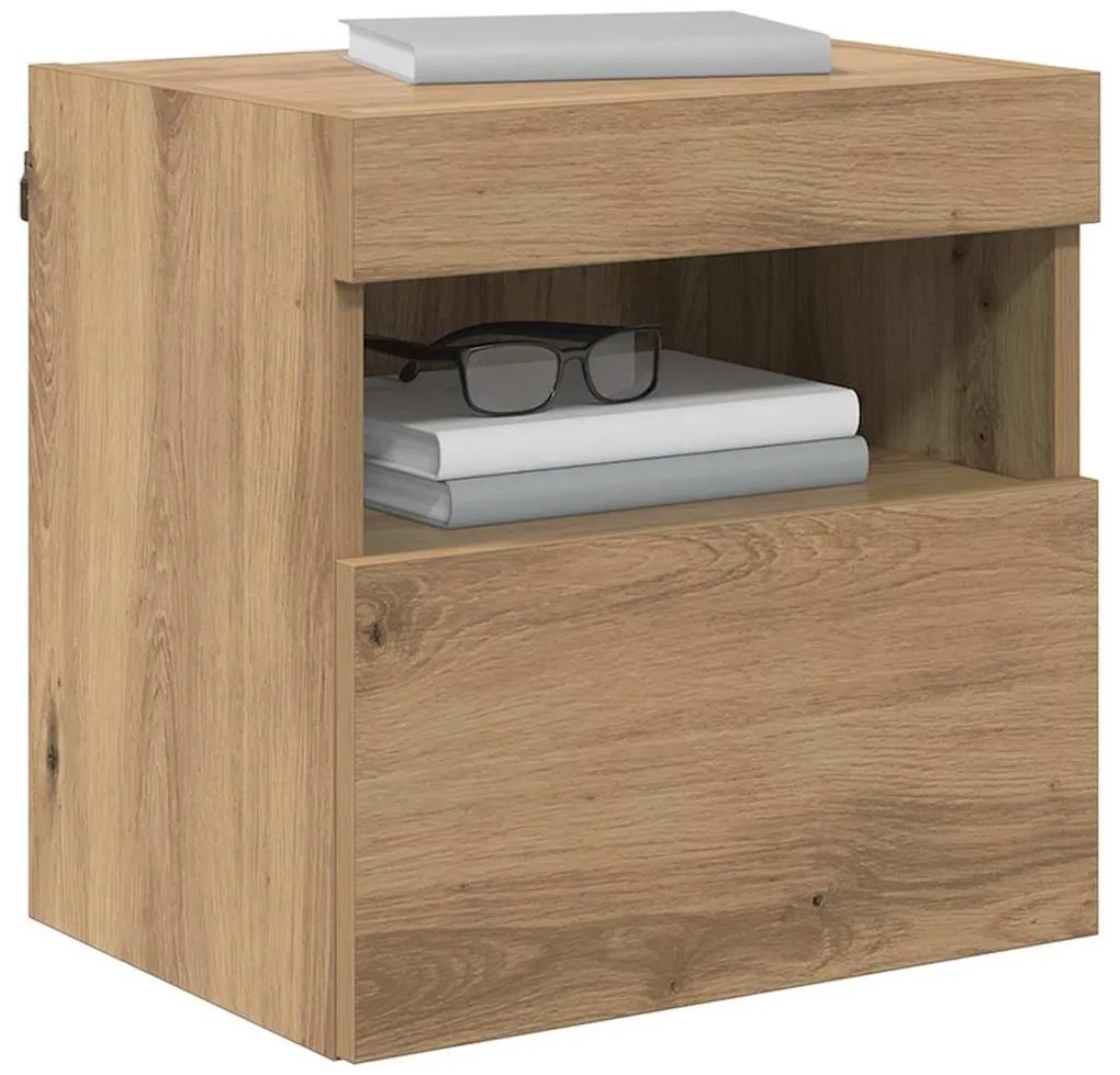 vidaXL Ντουλάπι Τηλεόρασης Τοίχου Artisan Oak 40 x 30 x 40 εκ