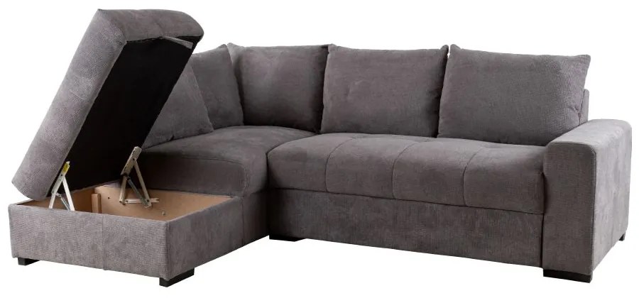 BILL ΚΑΝΑΠΕΣ ΚΡΕΒΑΤΙ ΓΩΝΙΑ ΑΡΙΣΤΕΡΗ STONE 241x173x94 - 70-0414